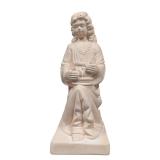 Kneeling Angel Figurine w/ Vessel Statue (A)