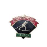 Silver Star Canada Enamel Ski Pin (U)