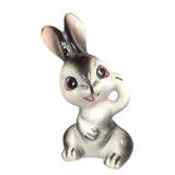 Hand Painted Japanese Ceramic Bunny Figurine (A)