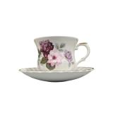 Old Foley James Kent Staffordshire Cup+Saucer (U)