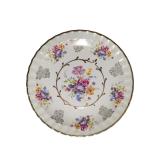 Avon Wood & Sons Alpine White Ironstone Plate (K)