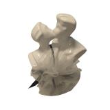 Modern Ceramic ï¿½Kissing Coupleï¿½ Sculpture (A)