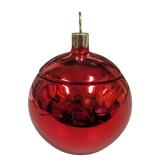 Tuxton Red Ornament Style Covered Candy Dish (U)