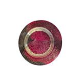 Red & Gold Decorative Charger Plate (K)