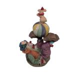 Encore Sales Ltd. Clown & Bear Circus Figurine (A)
