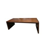 Solid Walnut Minimalist Low Table (F)