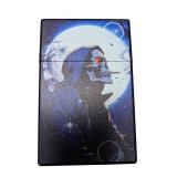 Skull Graphic Plastic Flip-Top Storage Case (U)