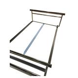 Vintage Gold-Toned Queen-Size Bed Frame (F)