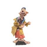 Vintage Hand-Painted Clown Musician Figurine (A)
