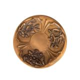 Albert Gilles Copper Wall Plate w/ Floral (P)