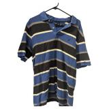 Nautica Striped Short-Sleeve Polo Shirt (C)