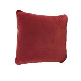 Plush Velvet Throw Pillow ï¿½ Deep Burgundy (A)