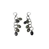 Boho Multi-Bead Dangle Earrings (J)