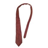 Signature Angelo Red Silk Patterned Tie (C)