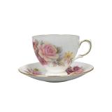 Queen Anne Bone China Tea Cup & Saucer (U)