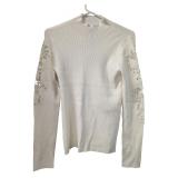 Melanie Lyne Ivory Knit Top ï¿½ Size M (C)