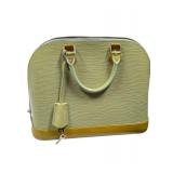 Louis Vuitton Alma Epi Leather Handbag Green (C)