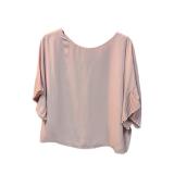 Pink Knit Flutter Sleeve Blouse Frank Lyman 6 (C)