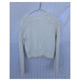Guess Cream Cable Knit Cardigan