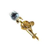 Swarovski Rose Brooch/Pin w/ box and COA (C)