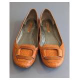 Nine West Orange Slip on Shoes (7.5) (C)