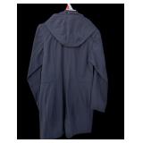 Joe Fresh Black Hooded Coat