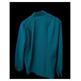 Teal Long Sleeve Blouse