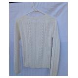 Reitmans Cream Cable Knit Sweater