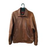 Reed Leather Sportswear Leather Bomber Jacket (C)