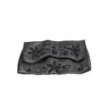 Vintage Black Beaded Evening Clutch Bag (C)