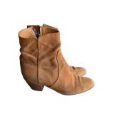 Brown Suede Ankle Boots Size 9 (C)