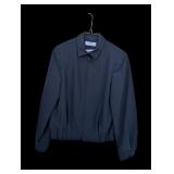 Petites by Rickiï¿½s Black Zip Front Jacket