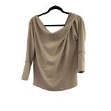 Beige Off Shoulder Fashion Nova Track Suit (S) (C)
