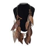 Handmade Leaves Indigenous-Inspired Necklace (C)