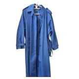 Vintage Blue Trench Coat (C)