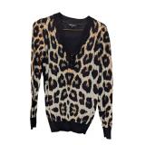 Leopard Pattern Sweater w/ Buttons Leo Guy 3 (C)