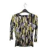 Green Graphic Shirt & Belt Frank Lyman Size 4 (C)