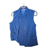 Blue Velveteen Alia Vest and Pant Set Size S (C)