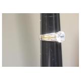 Marked Sterling and Stone Ring