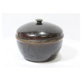 A Stoneware Bowl with Lid