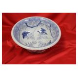 An Antique Japanese Imari Blue and White Bowl