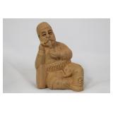A Signed Chinese Figurine