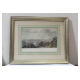 A Framed Engraving of the City of New York