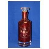 A Ruby Red Artglass Decanter