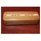 An Inlaid Wooden Slide Trinket Box