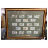 Framed Reproduction Cigarette Cards