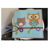 Owl Print on Canvas