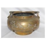 A Chinese Brass Incense Holder