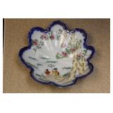 Kutani Geisha Girl Scallop Bowl