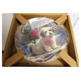 A Puppy Playtime Plate 'Weekend Gardener'